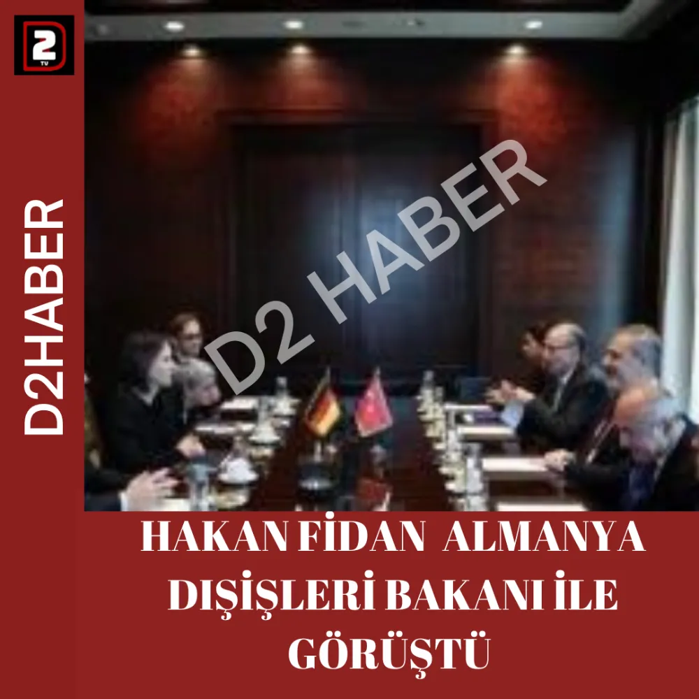 HAKAN FİDAN  ALMANYA DIŞİŞLERİ BAKANI İLE GÖRÜŞTÜ 