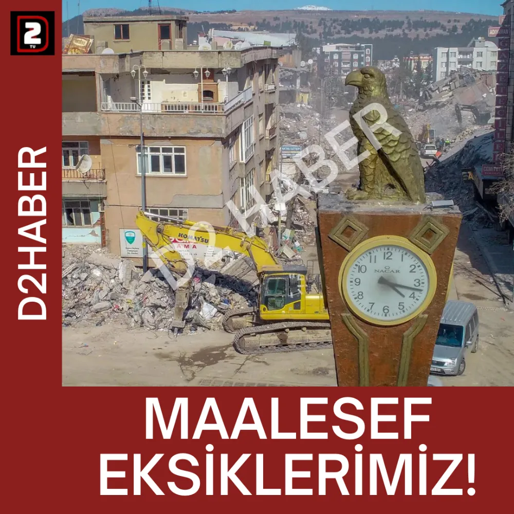 MAALESEF EKSİKLERİMİZ!