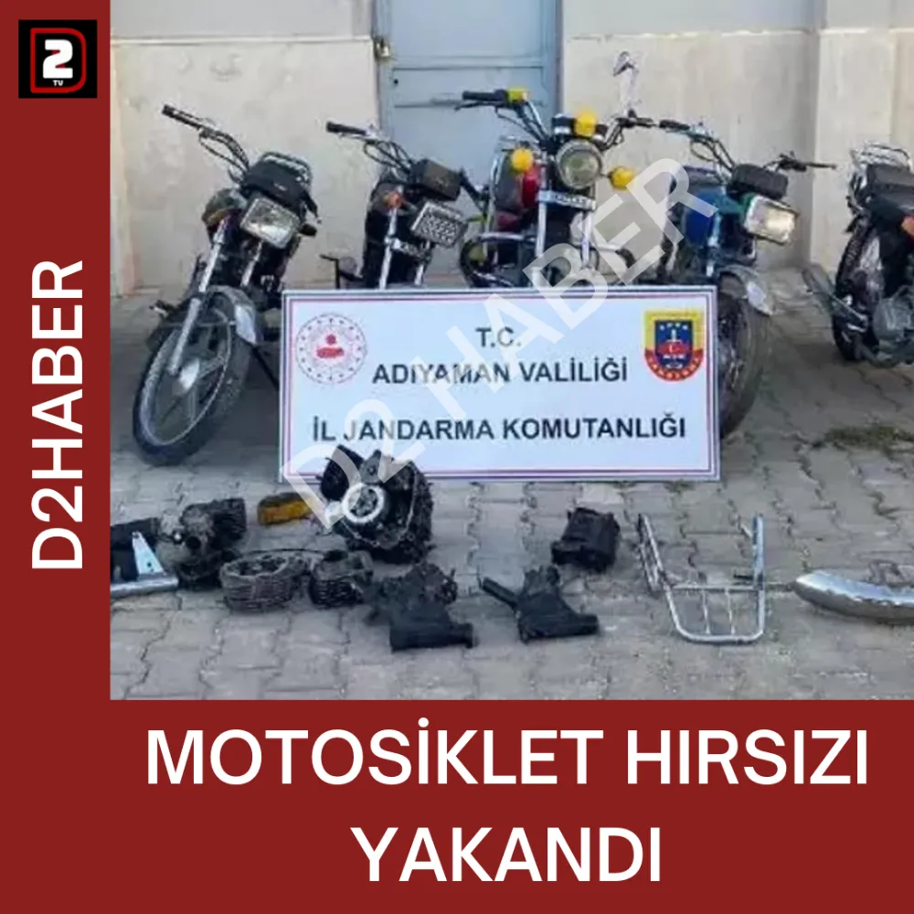 MOTOSİKLET HIRSIZI YAKANDI