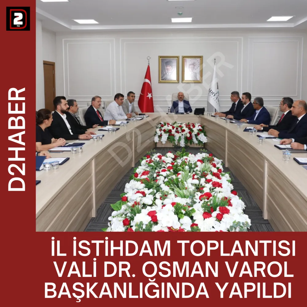 İL İSTİHDAM TOPLANTISI VALİ DR. OSMAN VAROL BAŞKANLIĞINDA YAPILDI  