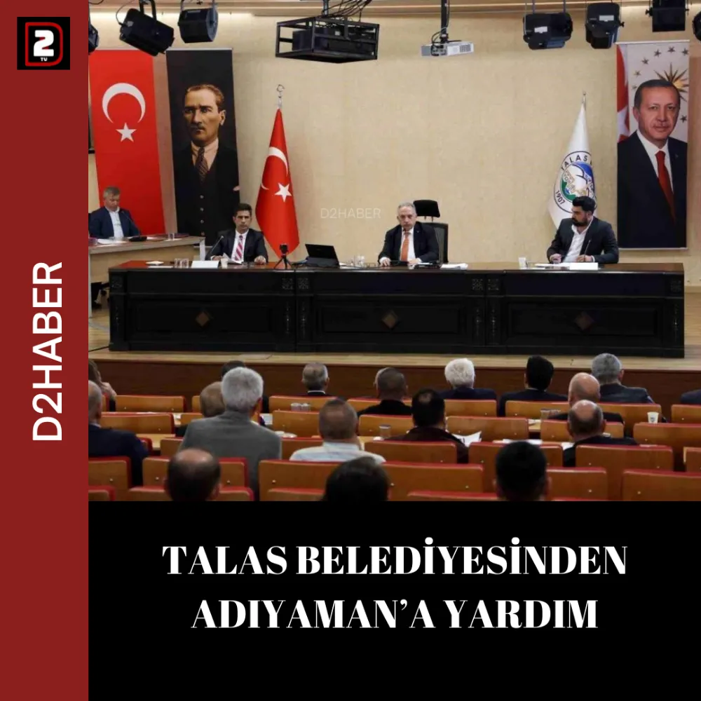 TALAS BELEDİYESİNDEN ADIYAMAN’A YARDIM