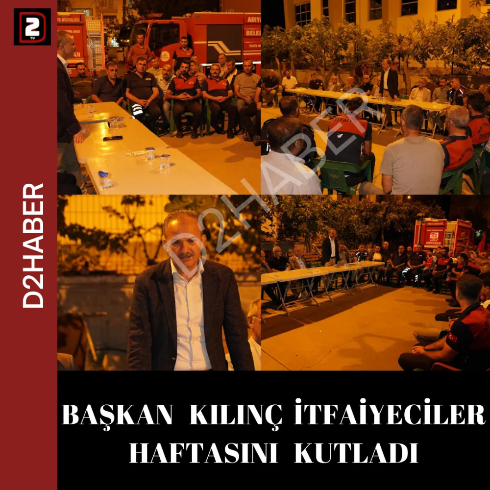 BAŞKAN   KILINÇ  İTFAİYECİLER HAFTASINI   KUTLADI