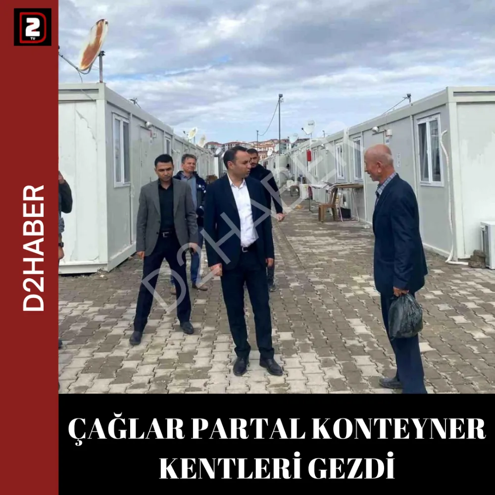 ÇAĞLAR PARTAL KONTEYNER KENTLERİ GEZDİ