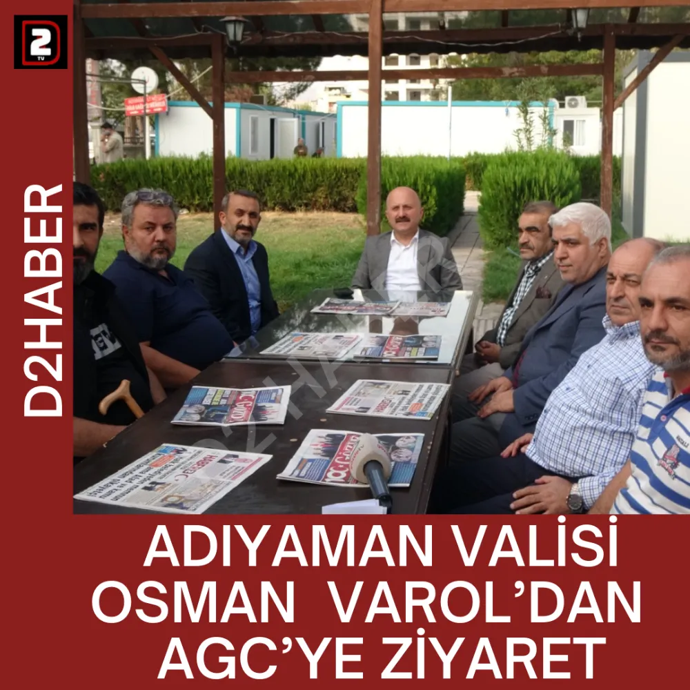 ADIYAMAN VALİSİ OSMAN  VAROL’DAN  AGC’YE ZİYARET