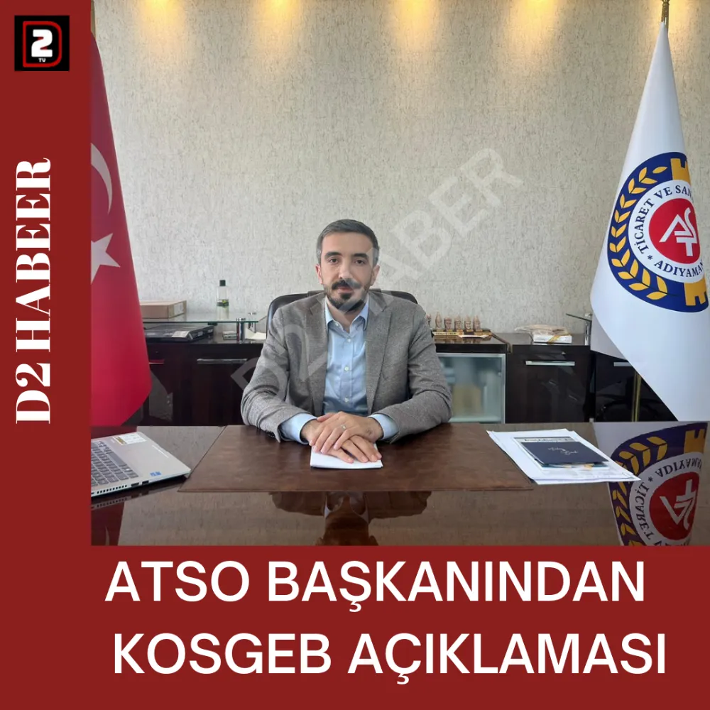 ATSO BAŞKANINDAN  KOSGEB AÇIKLAMASI