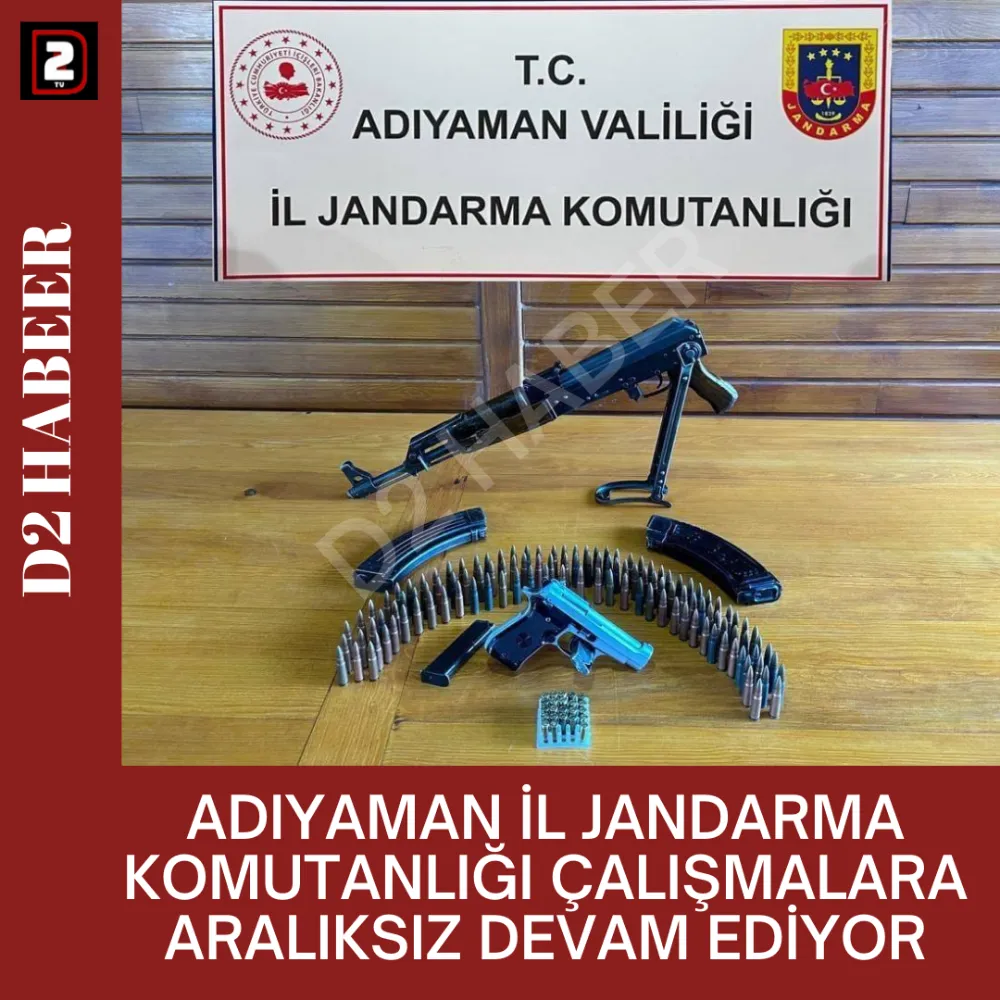 ADIYAMAN İL JANDARMA KOMUTANLIĞI ÇALIŞMALARA ARALIKSIZ DEVAM EDİYOR