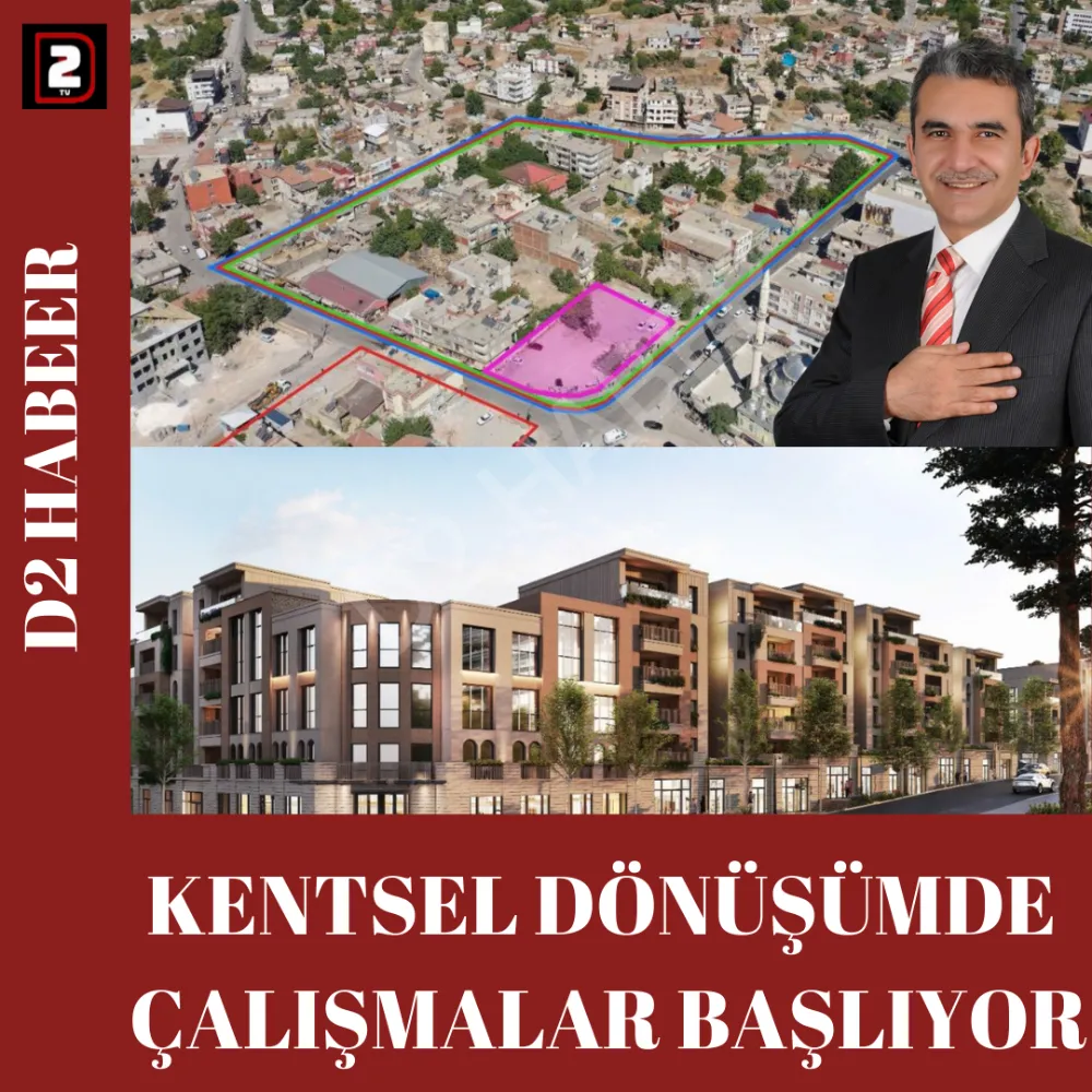 KENTSEL DÖNÜŞÜMDE ÇALIŞMALAR BAŞLIYOR