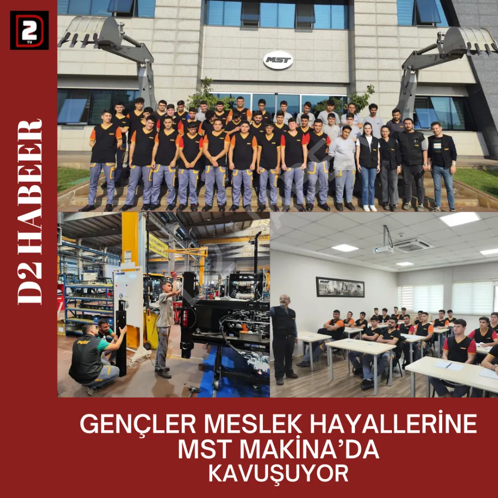 GENÇLER MESLEK HAYALLERİNE MST MAKİNA’DA KAVUŞUYOR