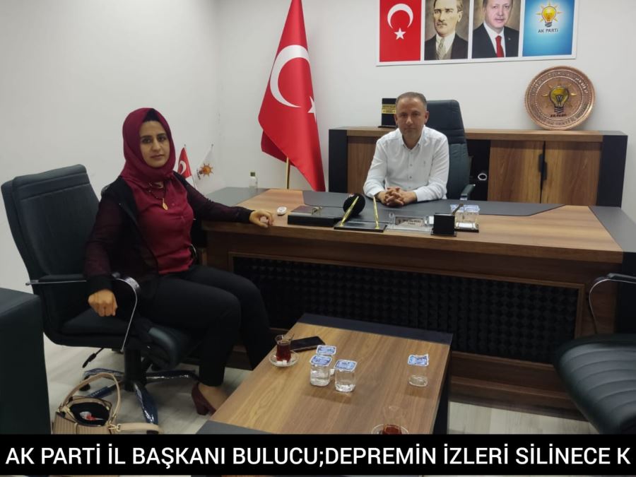 Başkan Bulucu; “Depremin İzleri Silincek”Hatice Akgöz Haber D2 Gazetesi özel haber