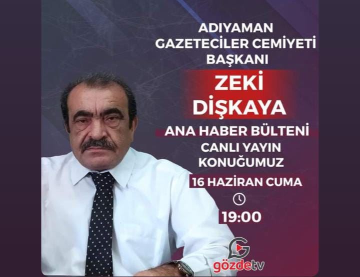 AGC BAŞKANI ZEKİ DİŞKAYA GÖZDE TV