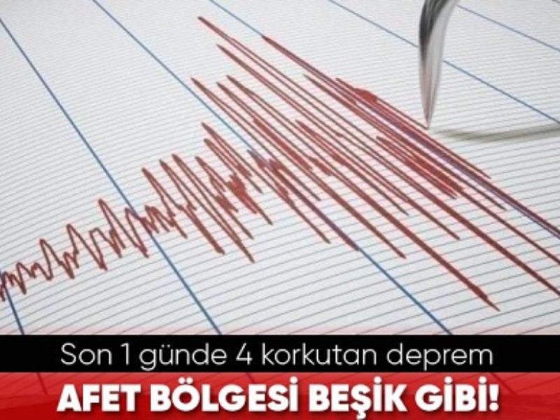 Beşik gibi sallanıyor! Deprem artçıları korkutmaya başlattı 