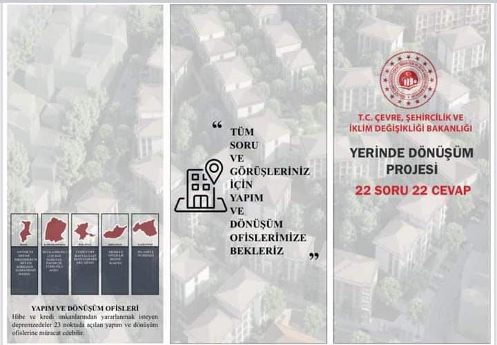 “YERİNDE DÖNÜŞÜM PROJESİ BAŞVURULARI BAŞLADI 