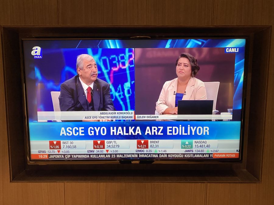 ASCE GYO HALKA ARZ OLUYOR - A PARA CANLI YAYINI