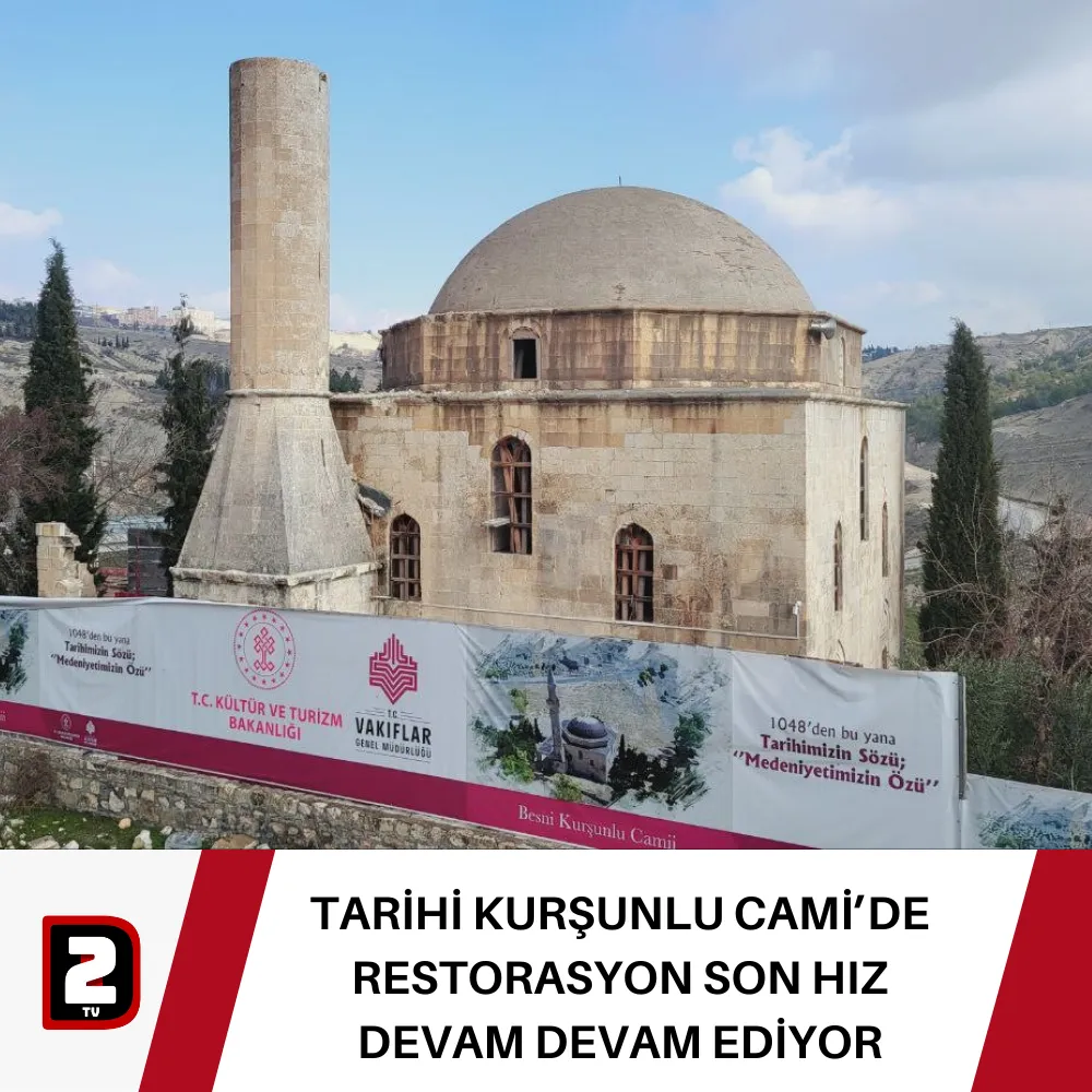 TARİHİ KURŞUNLU CAMİ’DE RESTORASYON SON HIZ DEVAM DEVAM EDİYOR