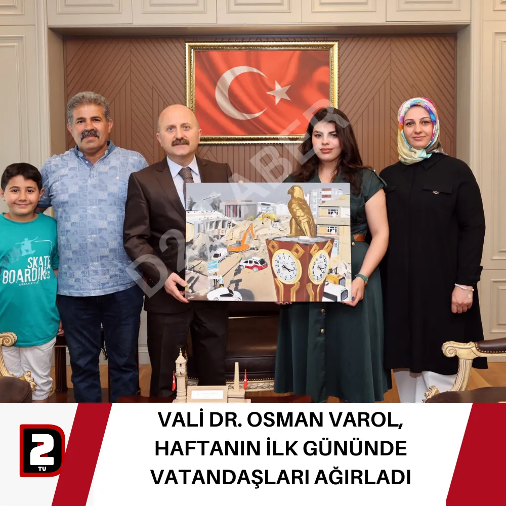 VALİ DR. OSMAN VAROL, HAFTANIN İLK GÜNÜNDE VATANDAŞLARI AĞIRLADI