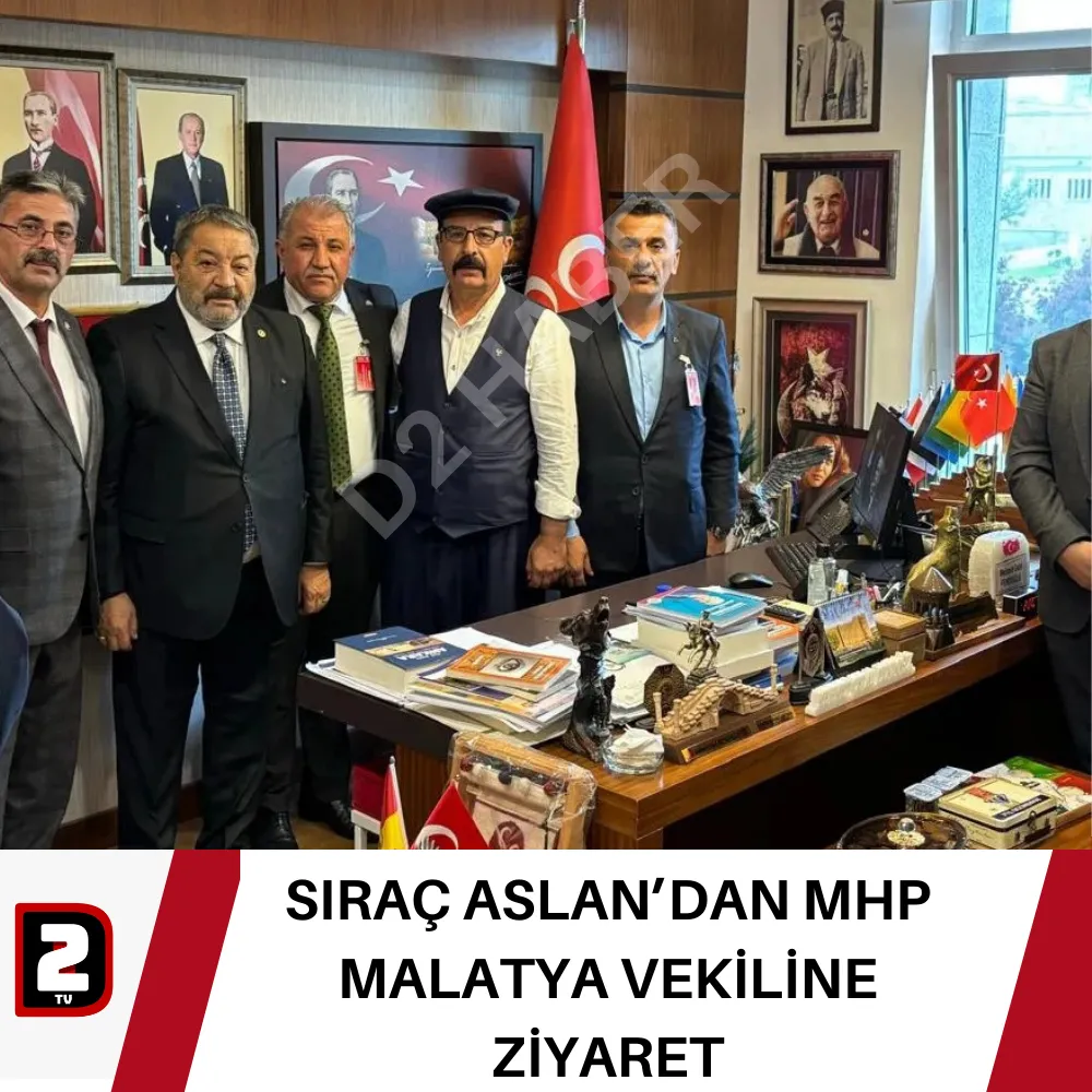 SIRAÇ ASLAN’DAN MHP MALATYA VEKİLİNE ZİYARET