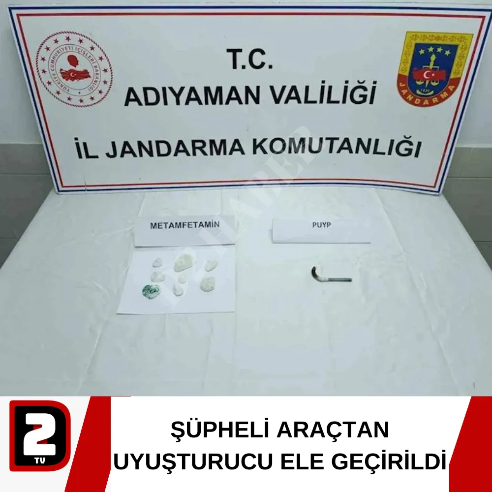 ŞÜPHELİ ARAÇTAN UYUŞTURUCU ELE GEÇİRİLDİ