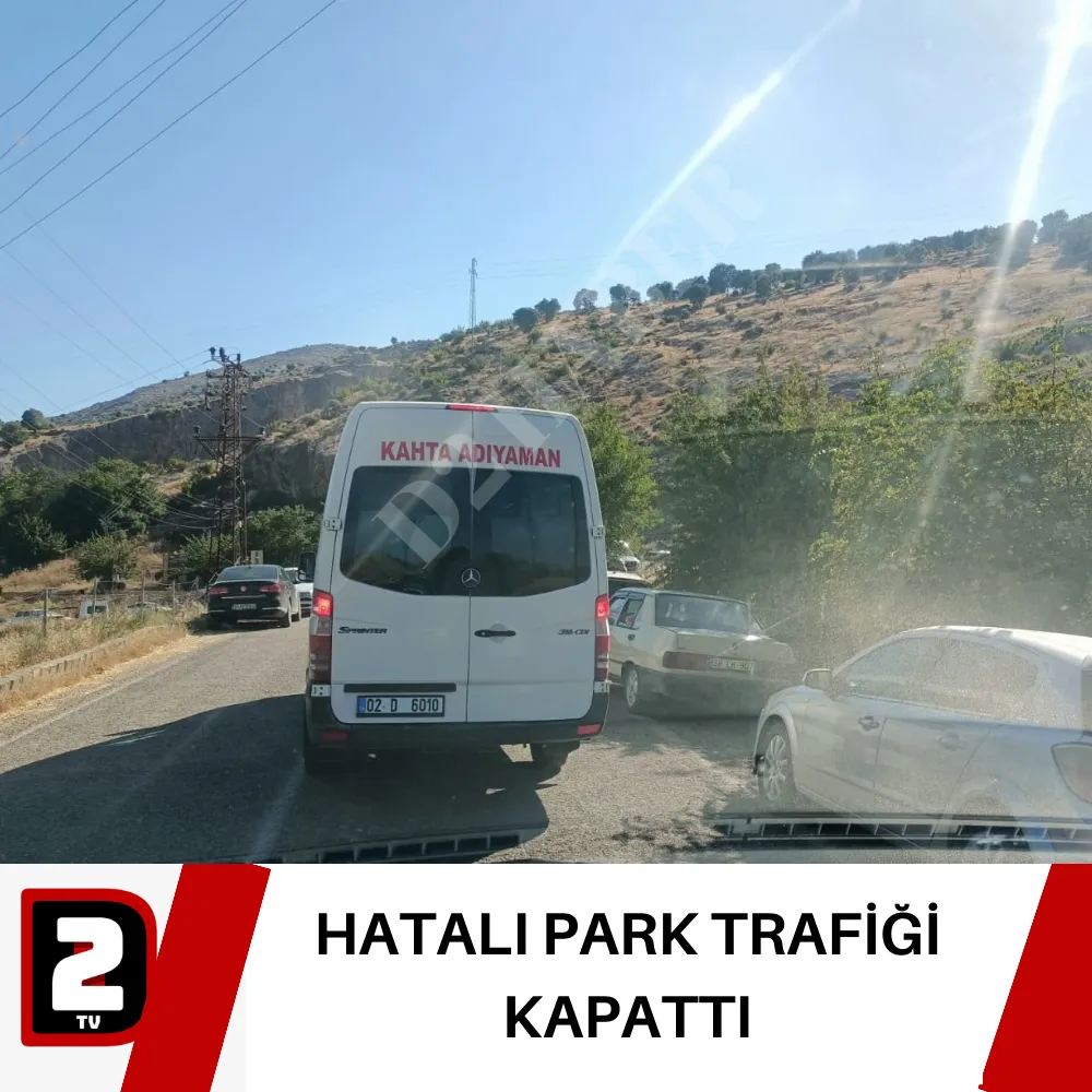 HATALI PARK TRAFİĞİ KAPATTI