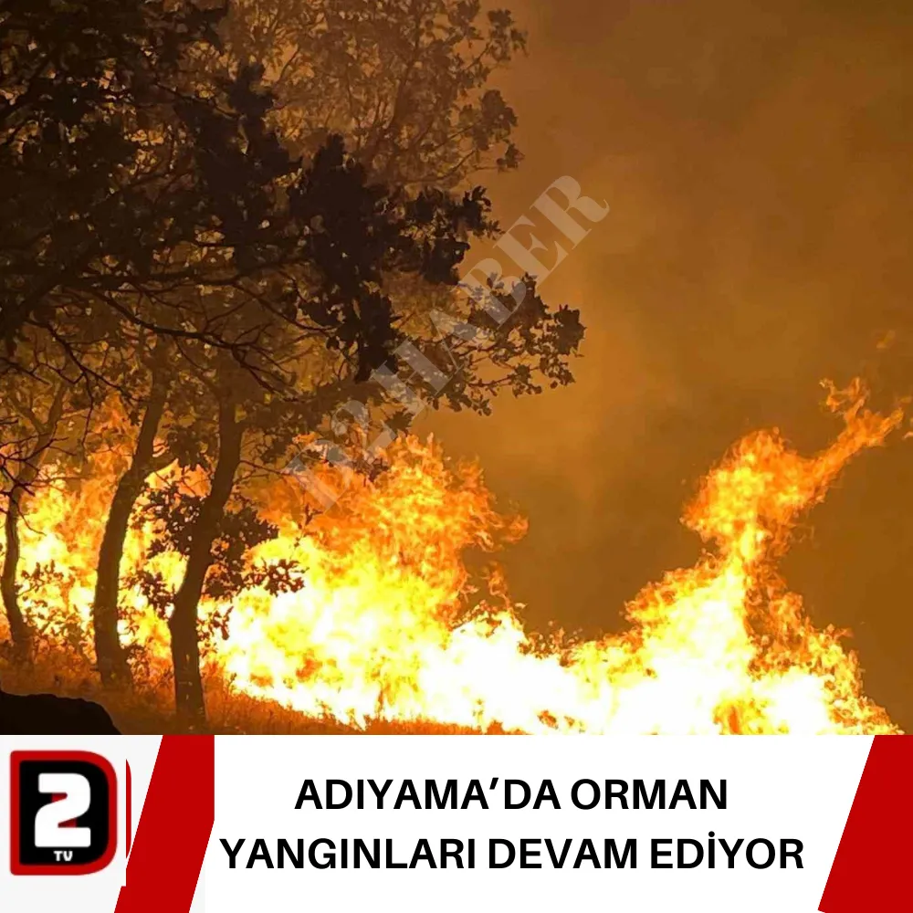 ADIYAMA’DA ORMAN YANGINLARI DEVAM EDİYOR