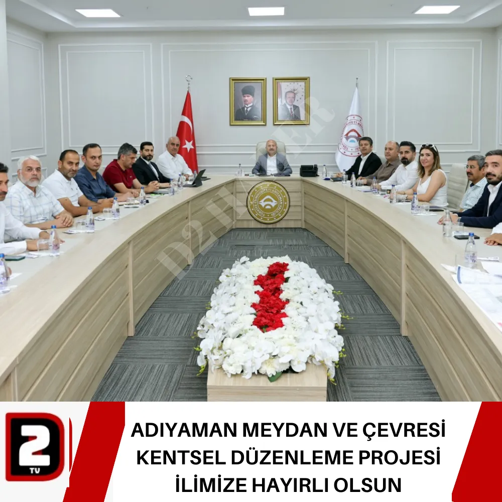 ADIYAMAN MEYDAN VE ÇEVRESİ KENTSEL DÜZENLEME PROJESİ İLİMİZE HAYIRLI OLSUN