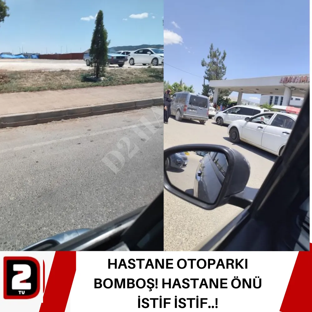 HASTANE OTOPARKI  BOMBOŞ! HASTANE ÖNÜ İSTİF İSTİF..!