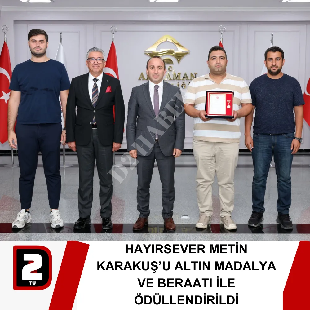 HAYIRSEVER METİN KARAKUŞ’U ALTIN MADALYA VE BERAATI İLE ÖDÜLLENDİRİLDİ