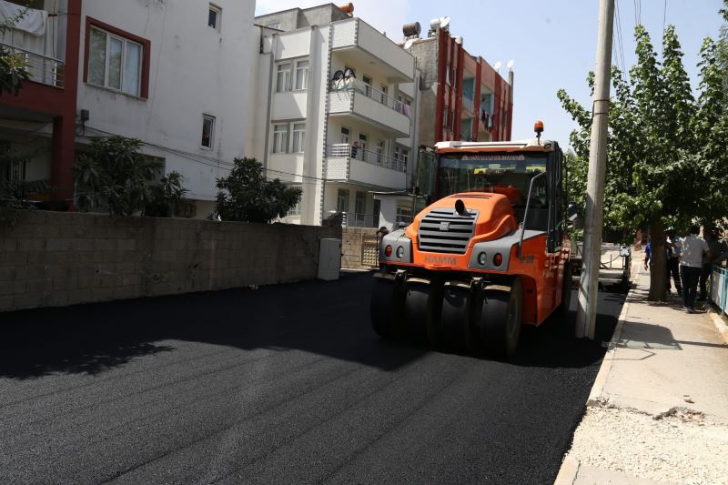 Yeni Sanayi Mahallesinde Asfalt Çalışması