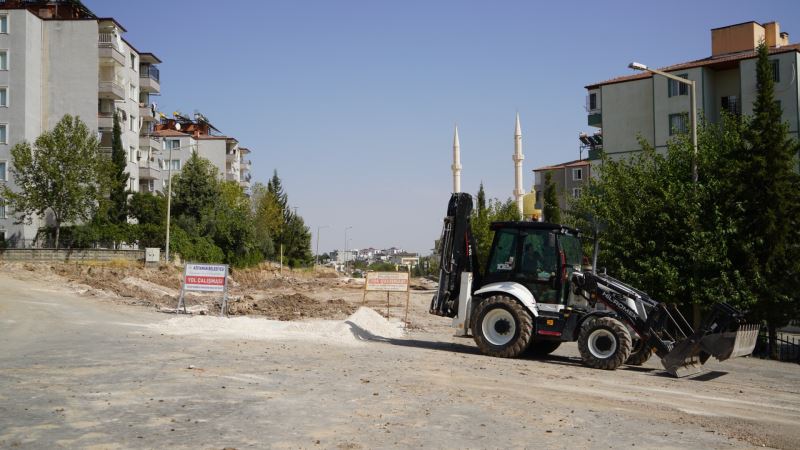 Kent Caddesinde Yol Düzenleme Çalışması