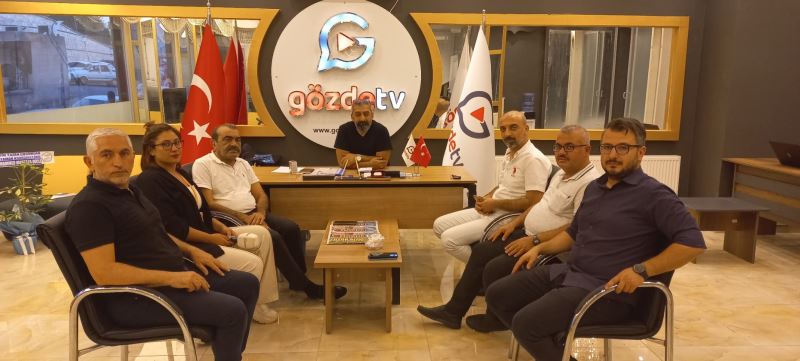 AGC Başkanı Zeki Dişkaya Gözde TV ye ziyarette bulundu