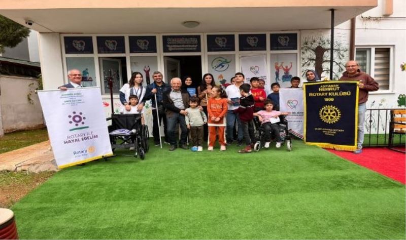 Nemrut Rotary kulübü engellileri unutmadı