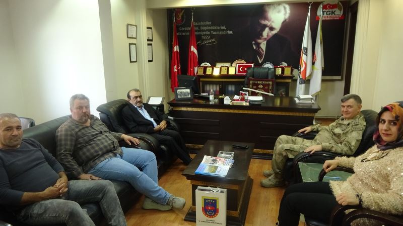 Adıyaman İl Jandarma Komutanından AGC’ ye Ziyaret